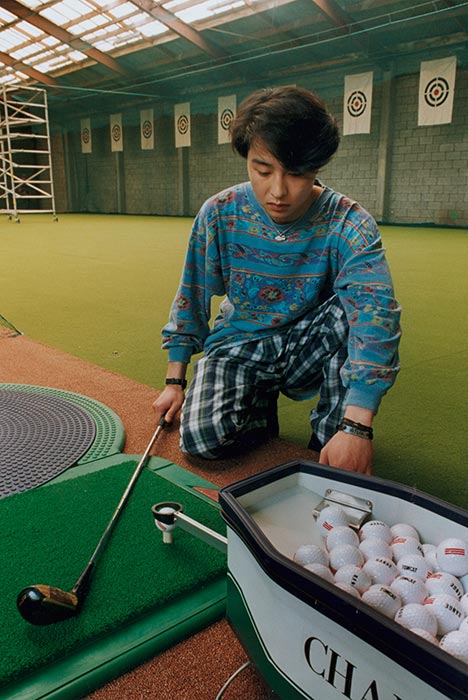 Indoor golf practice