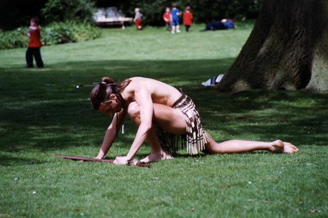 Tānemahuta Gray at Hinemihi, Surrey