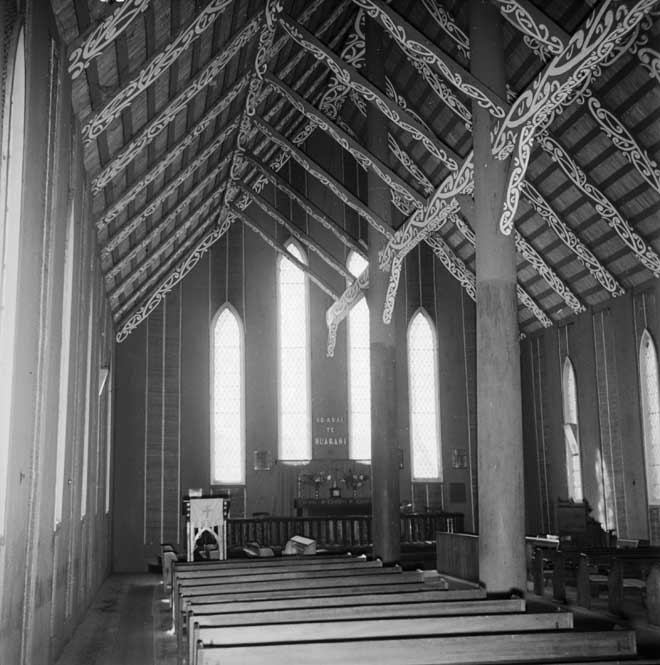 Rangiātea Church, Ōtaki, 1945