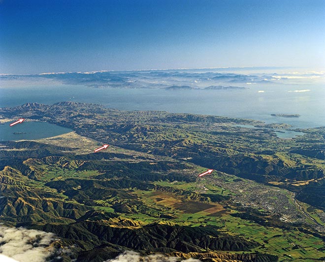 Wellington Fault in the Hutt Valley 