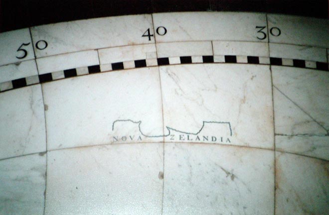 Map of Nova Zelandia