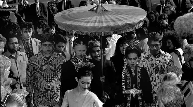 A traditional wedding