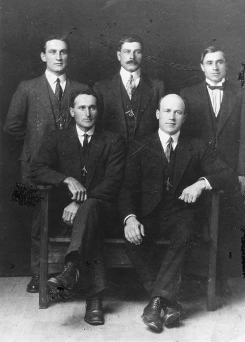 Five Dalmatian men
