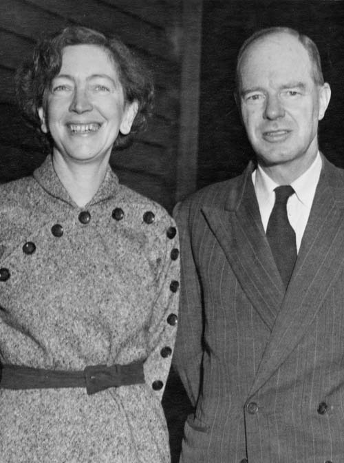 Alexander Kingcome Turner, pictured with his wife Dorothea in 1959