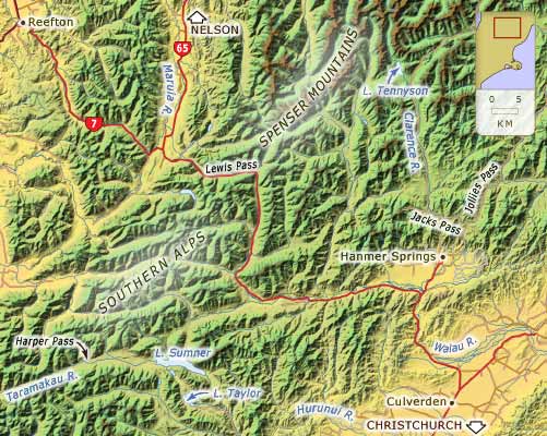 Hanmer and Lewis Pass
