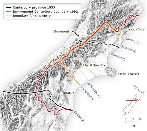 Canterbury boundaries