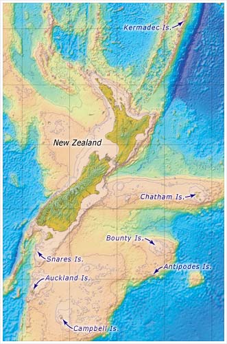 Offshore islands