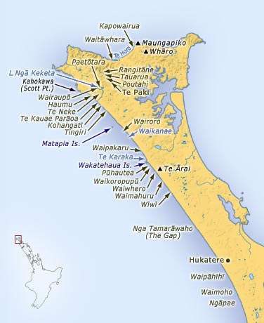 Places named by Tōhē 