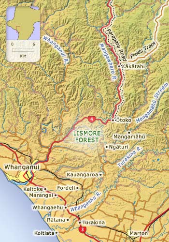 East of Whanganui
