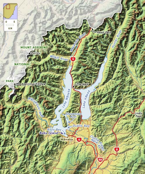 Lakes Wānaka and Hāwea
