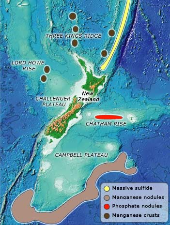 New Zealand’s deep-water mineral deposits