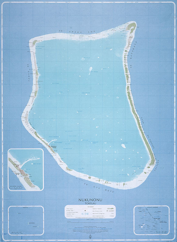Nukunonu, one of Tokelau’s three atolls 
