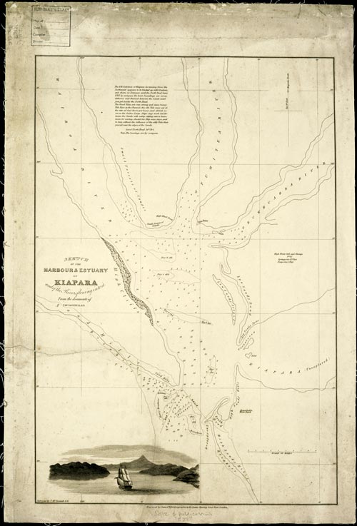 Thomas McDonnell’s chart of Kaipara 