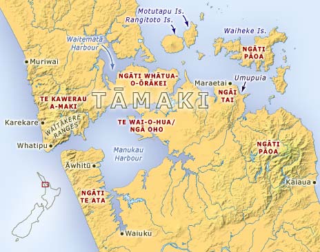 The six Auckland tribes