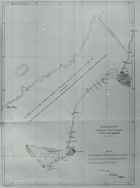Land purchased from Ngāi Tahu
