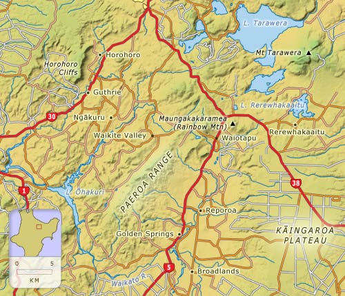 Rotorua to Taupō