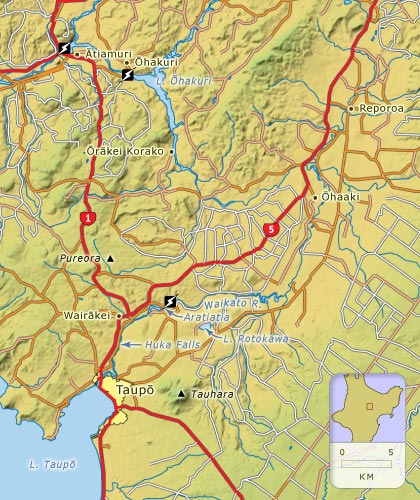 Wairākei to Ōhakuri