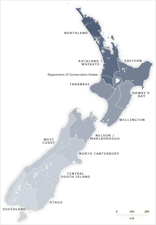 Fish and game regions