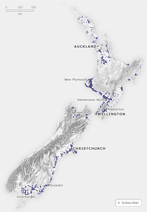 New Zealand Farmer subscribers, 1892