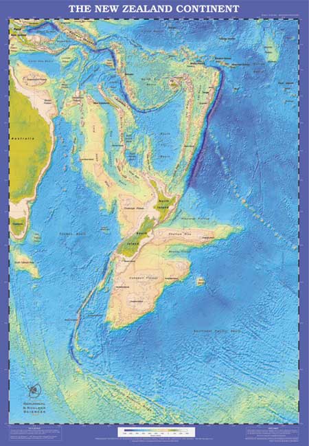The New Zealand continent