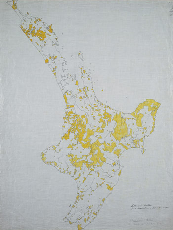 Māori-owned land, North Island, 1910 