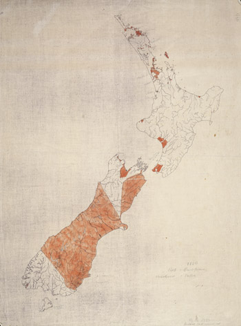 Māori land loss, 1850 
