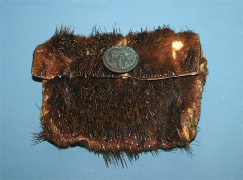 Sealskin purse 