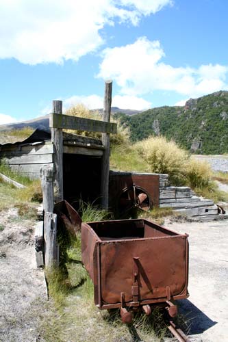 Remains of a coal mine 