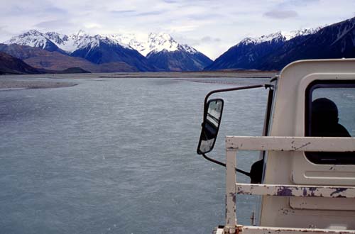 Crossing the Rakaia River