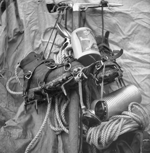 1930s climbing equipment