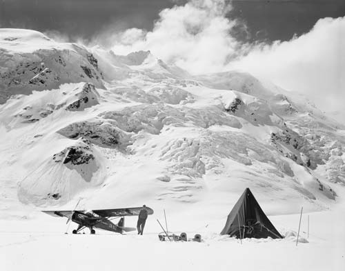 Skiplane, Tasman Glacier