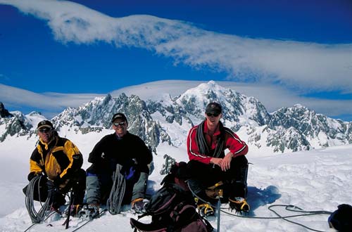 Pupils on a climbing course