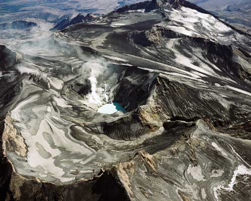 Glaciers on Mt Ruapehu