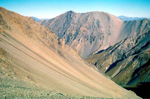 Shingle scree 