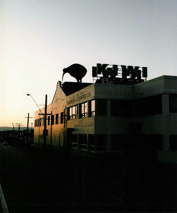 Kiwi as symbol: Kiwi Bacon factory