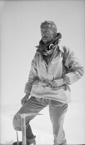 John Pascoe on Mt Evans