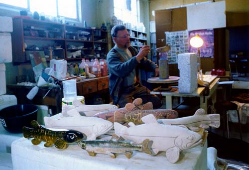 Native fish figurines