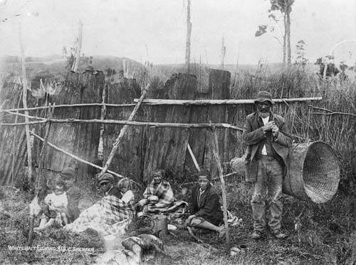 Whitebaiting camp 