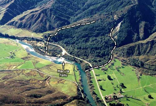 Formation of Maruia Falls 