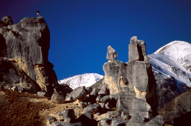Limestone pillars