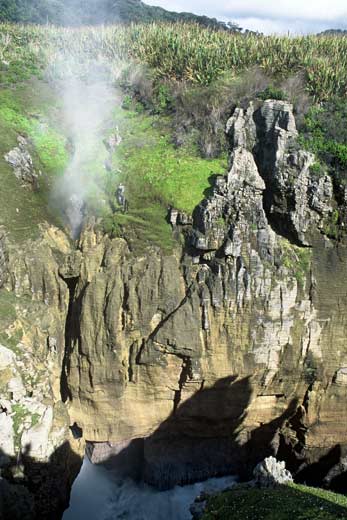 Punakaiki blowhole 
