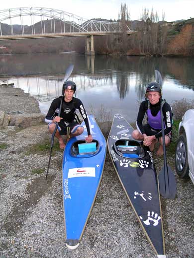 Racing kayaks 