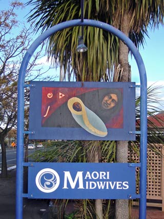 Hastings Māori Midwives sign
