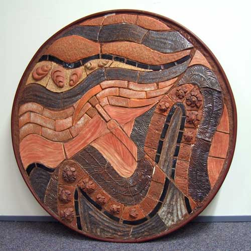 Clay plaque