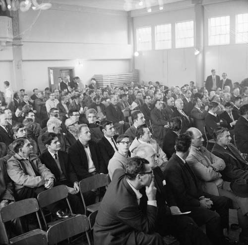 General wage order protest meeting, 1968