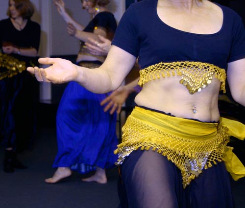 Belly dancing class 