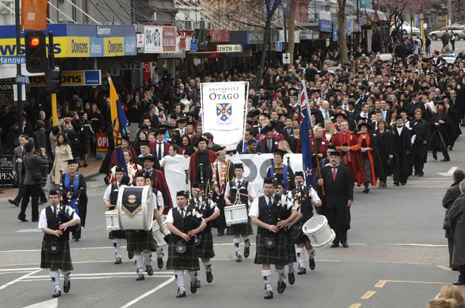 Graduation parade