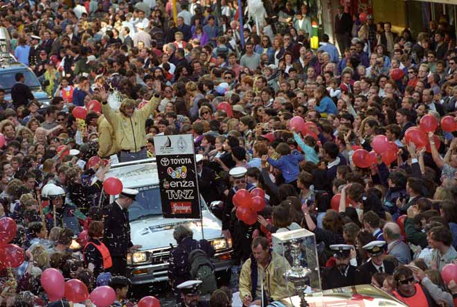 Team New Zealand ticker-tape parade