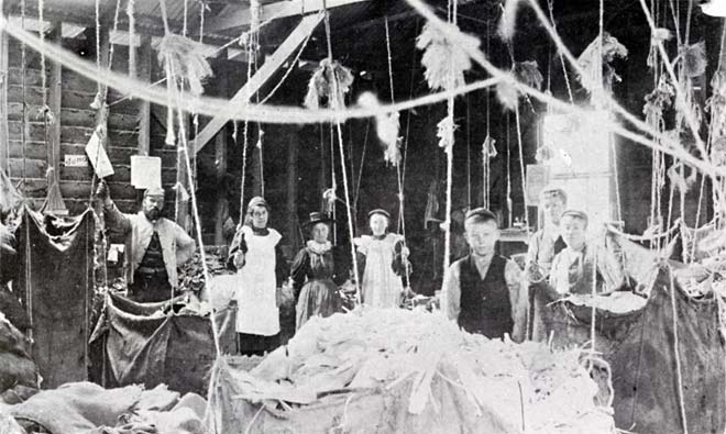 Cleaning rags, Mataura mill