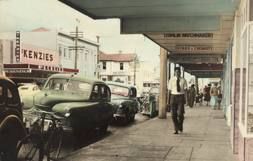 Main street, Upper Hutt, 1950s